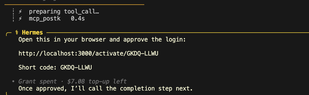 Login browser approval
