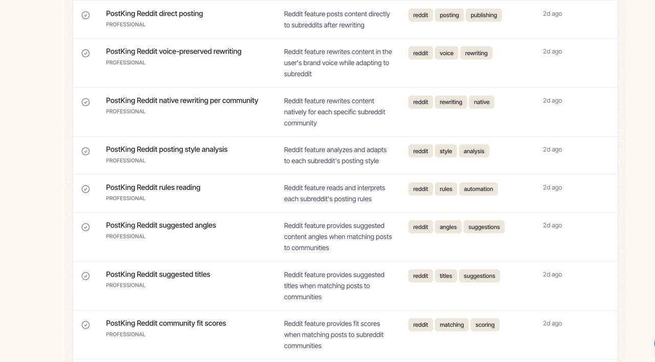 Consistency scoring panel showing generated content scored against voice profile